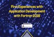 First Experiences with Application Development with ... · Application Development with Fortran 2018 ... Research Model (ICAR) ICAR Wind Field over Topography ... Coarray ICAR Mini-App