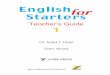 English for Startersnccd.gov.sy/contents/manuals/G1/Eng1-TB.pdf · Round-up of letter sounds Letter names ... • Pupil’s Book • Activity Book • Teacher’s Guide ... English