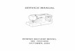 SERVICE MANUAL - Appliance Parts · service manual sewing machine model 385. 16231400 ... (lower shaft gear) ... upper thread 4. breaking bobbin thread 5
