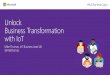 OUTLINE - download.microsoft.comdownload.microsoft.com/documents/uk/partner/days/event1/day1/... · OUTLINE •What is IoT? ... Hololens Take Action Microsoft IoT Central Azure IoT