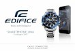 BLEcata A6 - edifice-watches.com · CASIO WATCH* World Time Stopwatch Rio de Janeiro Target Tune su EDIFICE CASIO