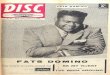  · January DISC THE TOP-RECORD & MUSICAL WEEKLY No. 94 Week ending January 9, 1960 FATS DOMINO THURSDAY FATS DOMINO His latest double-sided hit H LP 9005