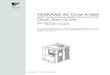 YASKAWA AC Drive A1000 · YASKAWA AC Drive A1000 High Performance Vector Control Drive Quick Start Guide MANUAL NO. TOEP C710616 27D Type: CIMR-AC A Models: 200 V Class: 0.4 to 110