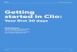 Getting started in Clio - Solo Practice Universitysolopracticeuniversity.com/files/2009/07/Clio-Getting-Started.pdf · Best practices onBoarding clio.com page 1 Getting started in