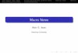 Macro Notes - American University · Jones Chapter 6: Romer Model Combining the simple Solow and Romer ModelsMalthusian ModelReferences Macro Notes Alan G. Isaac American University
