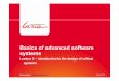 Basics of advancedsoftware systems - RealTime-at …nicolas.navet.eu/cours/Cours2011/BASOS-lec1.pdf · Basics of advancedsoftware systems Lecture 1 –introduction to the design of