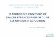 ELABORER DES PROCESSUS DE TRAVAIL …ledesamiantage.fr/wp-content/uploads/2016/10/Elaborer-des-process... · •Art. R4412-109 – Au cours de la phase de pépaation de l’opéation,