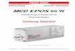 60 W - DC motors and drive systems by maxon motor€¦ · maxon motor EPOS Positioning Compact Drive MCD EPOS 60 W Getting Started 1 Table of contents 1 Table of contents 