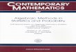 CONTEMPORARY MATHEMATICS 287 Algebraic Methods … · CONTEMPORARY MATHEMATICS 287 Algebraic Methods in Statistics and Probability ... Grinberg, Editors, Radon transforms and tomography,
