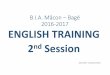 B.I.A. Mâcon 2016- ENGLISH TRAINING 2nd Session · COM (Radio) NAV (VOR receiver Sigle Anglais COM Transceiver VOR (NAV) Visual Omni Range CDI Course DeviationIndicator ILS Instrument