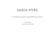 NADIA MYRE - La Centrale Galerie Powerhouse · Nadia Myre: The Forgiveness Project La Maison des artistes visuels francophones, Winnipeg, MB ... Mémoire vive, Centre 