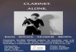 CLARINET. ALONE. · CLARINET. * ALONE. BACH.KOVACS.NICHIFOR.BROWN. * Clarinetist. ELOISE. FISHER. returns. to. Australia and. will perform. a. concert. of. music. for. unaccompanied