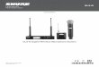 ULX-D Digital Wireless Microphone System · 1 General Description Shure ULX-D Digital Wireless offers uncompromising audio quality and RF performance, with intelligent, encryption-enabled