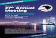 27th Annual Meeting - NASBS - NORTH AMERICAN … · North American Skull Base Society 27th Annual Meeting “Mastery and Legacy in Skull Base Surgery: Lessons in Synchronicity”