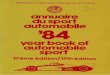 annuaire du sport automobile ^84 year book of .automobile ^84 year book of automobile ... Toute homologation