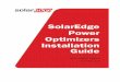 SolarEdge Power Optimizers Installation Guide – … · SolarEdge Power Optimizers Installation Guide – MAN-01-00112-1.2 1 Disclaimers Important Notice ... SolarEdge Power Optimizers