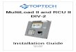 MultiLoad II and RCU II DIV-2 - Toptech Systems€¦ · MultiLoad II and RCU II DIV-2 Installation Guide Part # 6074 April 19, 2016 . 2 ... OIML R117-1:2007(E) Dynamic measuring systems