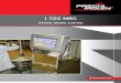 I 700 MRC - Precia Molen · I 700 MRC a comprehensve solution for manual recipe management flexIble woRkstatIon ConfIguRatIon 6industrial scales 6label printers 6report printers 6Bar