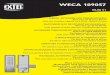 NOTICE-WECA109057 08-08 - produktinfo.conrad.com · weca 109057 mode d’emploi et d’installation handleiding voor installatie en gebruik installations - und bedienungsanleitung