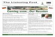 The Listening Post - Langeleben Post No. 27.pdf · The Listening Post The Newsletter of the Langeleben Reunion Branch, Royal Signals Association ... Message from our Vice-President