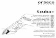 Scuba+ - orbeco.com.pdf · Scuba+ Instruction Manual EN Bedienungsanleitung DE Mode d’emploi FR ... In der Anzeige erscheint die gewünschte Methode. Den grauen Klappdeckel öffnen