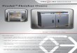 ProJet™ Finisher Ovens - ENGITYPE techspecs_sm.pdf · ProJet™ Finisher Ovens ... Heater kW 1.2 kW 1.2 kW Cord and plug 15 amp Weight (uncrated) 140 lbs (63 kg) Weight (crated)