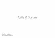 Agile & Scrum - ebu .AGENDA •Agile Values and Principles •The agile mindset •Scrum pillards