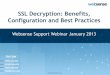 SSL Decryption: Benefits, Configuration and Best .© 2012 Websense, Inc. SSL Decryption: Benefits,