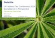 UK Indirect Tax Conference 2014 Compliance in Perspective ... · UK Indirect Tax Conference 2014 Compliance in Perspective Financial Services Richard Insole Alex Beattie Daniel Johnson