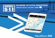 Application mobile iOS - Québec 511 · GUIDE D’UTILISATION DE L’APPLICATION MOBILE QUÉBEC 511 IOS | 2 > ... des avertissements en vigueur, des nouveaux travaux routiers et des
