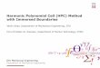 Harmonic Polynomial Cell (HPC) Method with Immersed Boundaries · Harmonic Polynomial Cell (HPC) Method with Immersed Boundaries Yanlin Shao, Department of Mechanical Engineering,
