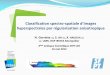Classification spectro-spatiale d’images - sfpt.fr · Introduction Principes de l’approche proposée Résultats Conclusion Classification spectro-spatiale d’images hyperspectrales