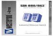 SDI-880/862 Westermo Teleindustri AB - Beijer …ftc.beijer.se/files/C125728B003AF839/3E46021BE07F9811C125791F003… · Westermo Teleindustri AB Industrial Ethernet Switch SDI-880/862