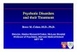Psychotic Disorders and their Treatment - Poggio Labcbcl.mit.edu/seminars-workshops/workshops/cohen-slides.pdf · Psychotic Disorders and their Treatment Bruce M. Cohen, M.D., 