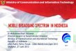 MOBILE BROADBAND SPECTRUM IN INDONESIAcontent.mobileasiaexpo.com/wp-content/uploads/GSMA_Public_Policy... · mobile broadband spectrum in indonesia ... analog tv era digital tv era