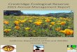 Crestridge Ecological Reserve · Fire Management 16 Community Outreach/Education 16 Outreach and Interpretive Events 17 ... 1 San Diego Thornmint Treatment Plot after Clipping 4 2