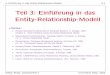 Teil 3: Einf¨uhrung in das Entity-Relationship-Modellusers.informatik.uni-halle.de/~brass/db05/d3_ermod.pdf · 3. Einf¨uhrung in das Entity-Relationship-Modell 3-2 Lernziele Nach