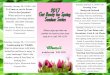 Saturday, February 18, Starting Seed Successfully …wedels.com/pdf/springseminars_optimized.pdf · Wedel's Garden Expert Saturday, February 18, Starting Seed Successfully Want to