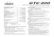 GTC-800 - mantiscranes.com · GTC-800 88 Ton Telescopic Boom Crawler Crane GENERAL DATA CRANE CAPACITY 88 ton at 10 feet (80t at 3.0m) ... Provides 45 gpm (170 l/min) at 4800 PSI