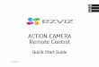 AACTION CAMERACTION CAMERA RRemote … Control Quick... · PT: Protune is on 5 Camera battery / 1H:58. 3 Operation 1 Charge the Remote Control ... Actividad 1 Carga del mando a distancia