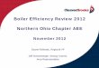 Boiler Efficiency Review 2012 Northern Ohio High... · Boiler Efficiency Review 2012 Northern Ohio