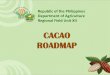CACAO ROADMAP - Department of   · Commodity Name: Cacao Scientific Name: Theobroma cacao