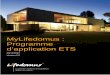 MyLifedomus - Programme d'application ETS · - Pas de limites en termes de fonctionnalités KNX : contrôle des lumières, stores, volets, sauvegarde et rappel des
