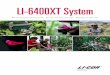 LI-6400XT System - kohsieh.com.t · Expanded information on the LI-6400XT System is found at  4 Temperature Control Integrated Peltier coolers control temperature