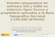 Estudio comparativo de software SIG y SGBD en … · Estudio comparativo de software SIG y SGBD en entornos Open Source y propietario aplicados a la Base Topográfica Nacional 1:100.000
