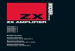 2011 ZX 300.1 400.1 500.1 750.1 RevC - Audio Design · ZX AMPLIFIER ZX300.1 ZX400.1 ZX500.1 ZX750.1 English Version Versión Español Amplificador del la Serie ZX.1 Deutsche Version