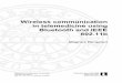 Wireless communication in telemedicine using … · Uppsala Master’s Thesis in Computing Science Examensarbete DV3, 1DT150 2001-11-16 Wireless communication in telemedicine using