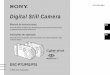 Digital Still Camera - Entertainment | Sony UK · aparato no estÆ desconectado de la fuente de alimentación de CA (ca) aunque el propio ... conveniente realizar una grabación de