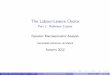 The Labour-Leisure Choice · The Labour-Leisure Choice Part 1: Robinson Crusoe Dynamic Macroeconomic Analysis Universidad Aut onoma de Madrid Autumn 2012 Dynamic Macroeconomic Analysis