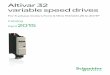 Altivar 32 variable speed drives - pneumatykanet.pl · 1 Altivar 32 variable speed drives Offer for complex machines 